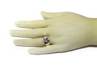 10k yellow gold .36ct SI1 H diamond tanzanite gemstone ring 5.1g ladies 8 — photo 7