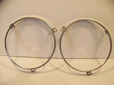 1966 Plymouth Satellite Headlight Retaining Rings Oem Pair Belvedere I Ii Wagon 1966 Plymouth Satellite Headlight Retaining Rings Oem Pair Belvedere I Ii Wagon