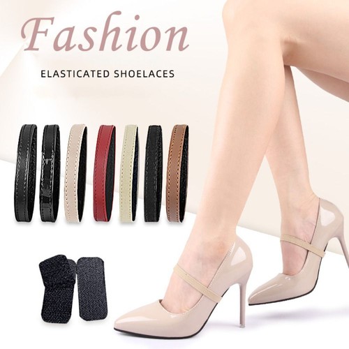 6 Paar High Heels Schuhriemen - Elastische Knöchelriemen Mit Strass