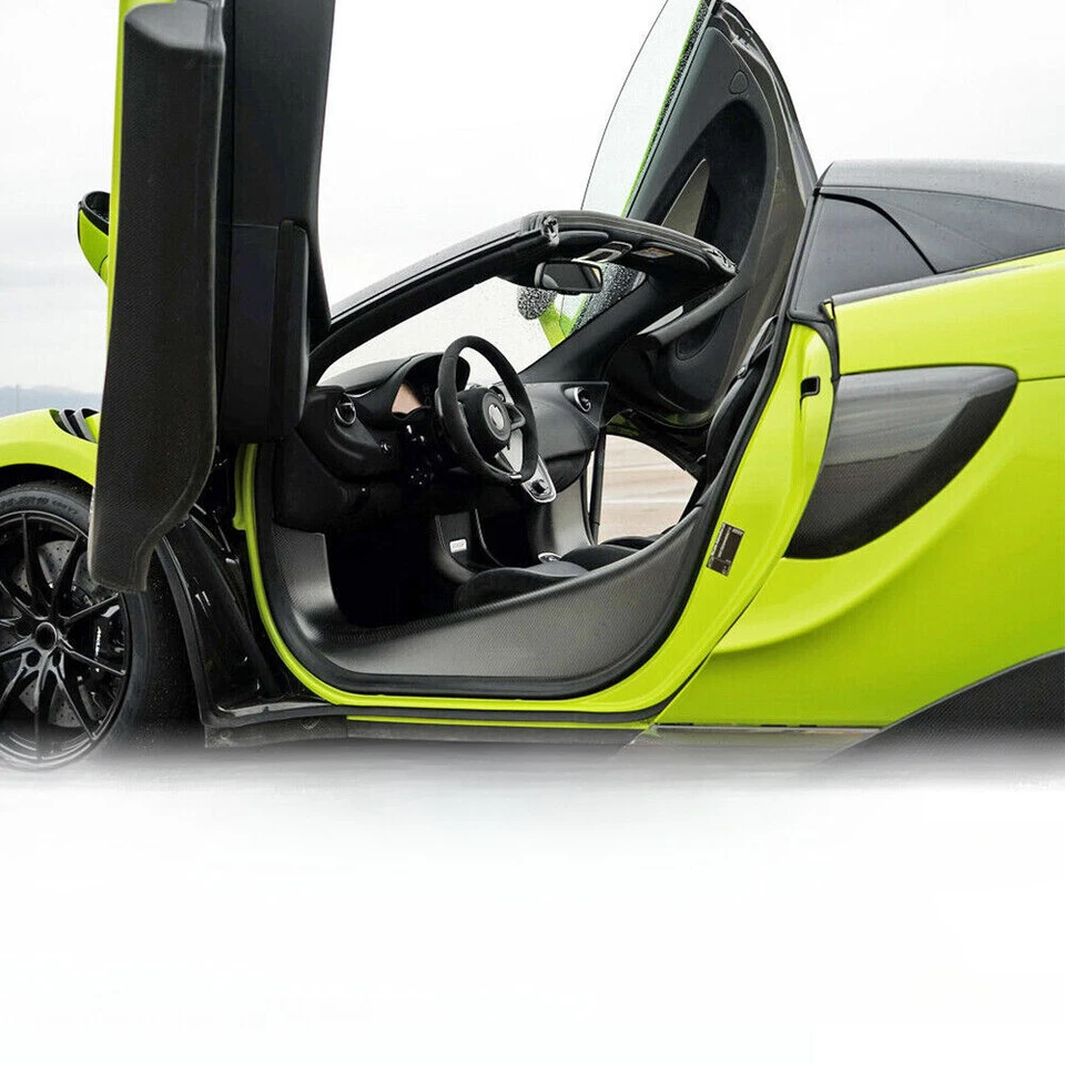 For Mclaren 600LT 570S 570GT DRY CARBON FIBRE Door Sill Threshold Panel - Image 2 of 4
