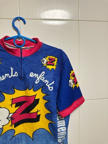 Vintage Team Z Vetements Bike Cycling Shirt Jersey Tour de France Size 5 - Picture 3 of 10