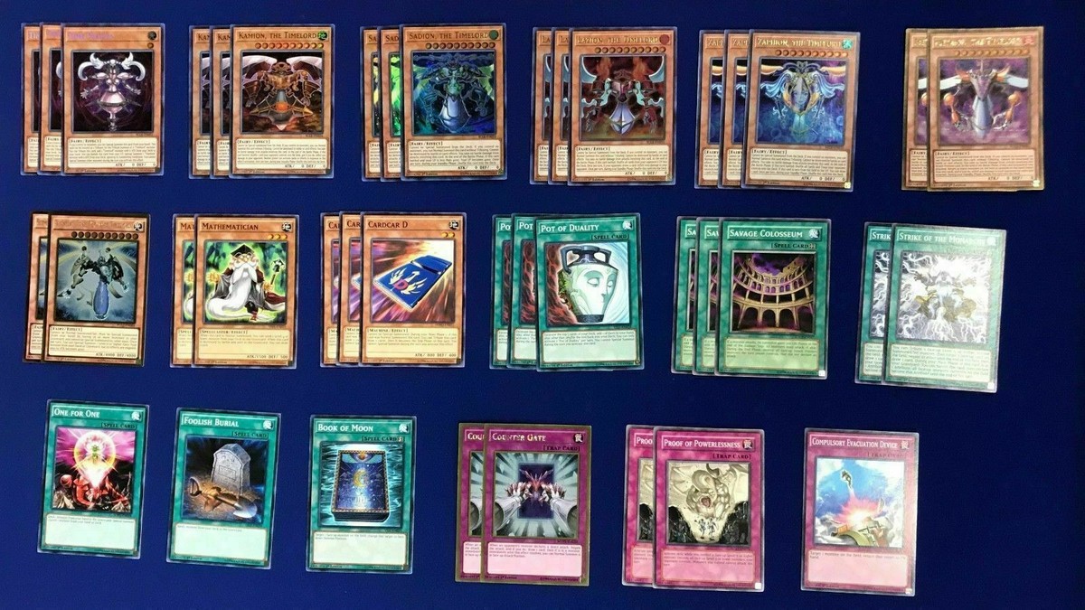 timelord deck yugioh may be 1st or Unlimited Edition. Yugioh 40 Card Complete Timelord