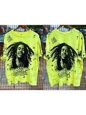 90 S BOB MARLEY ALL-OVER-PRINT SINGLE-STITCHED TEE