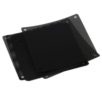 10PCS PVC PC Fan Screen Black Practical Speaker Mesh PC Cooler Gauze 120MM