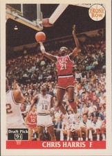 1991 Front Row Italian #91 Chris Harris Draft Pick Basketball Rookie Card RC