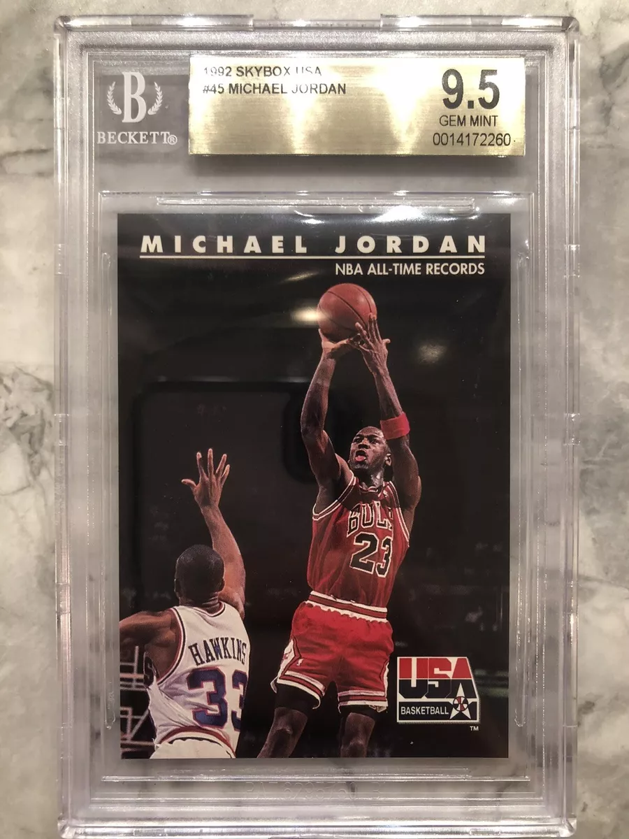 1992 Skybox USA Basketball🔥Michael Jordan🔥 #45 BGS 9.5 Gem Mint Dream Team