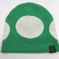 Super Mario Green Toad Beanie Adult Winter Cap Snowboard Ski Hiking