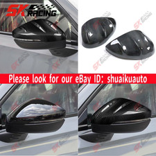 Dry Carbon Fiber Replace Mirror Caps Cover Fits Honda Civic 11th Fl5 Type R 23