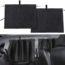 Car Window Shades - 2 Pack Side Window Sun Shade Side 2-Pack, Rope-Tie