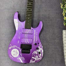 ESP LTD KH-Ouija Limited Edition - Purple Sparkle Floyd Rose Tremolo 6Strings