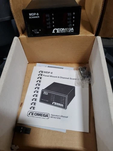 Omega MDP-8 Panel Mount 8 Channel Thermocouple Scanner