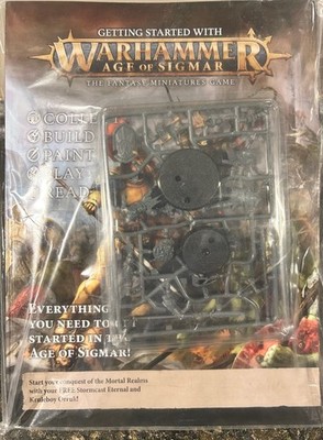 Getting Started with Age of Sigmar    AOS   Shrink   Book, Miniatures  Free Ship