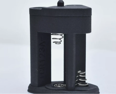 1x CR123 Battery Holder Grip Battery Clip Nylon 3D Print for Nikon