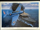 TR Wiebe Walter N Nelson Signed 12x16 World War II WW2 12x16 Print AUTO AI COA