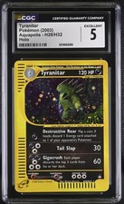 CGC 5 Tyranitar H28/H32 Aquapolis Holo Pokemon Card on eBay