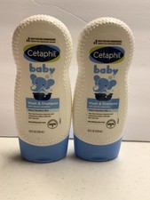 Cetaphil Baby Wash  Shampoo Natural Calendula 7.8 fl oz 2 Bottles MPN 2310407