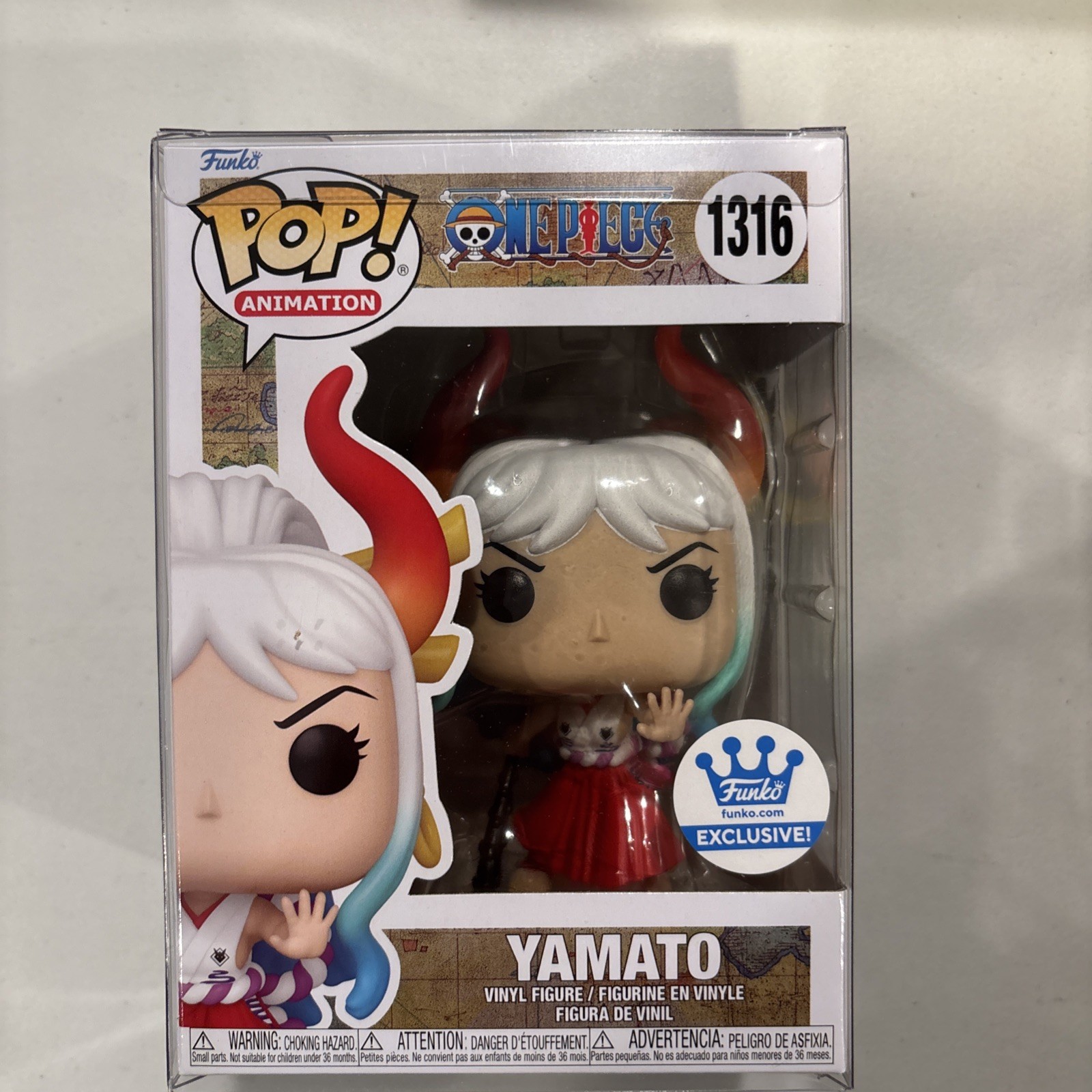 Funko Pop Animation 1316 One Piece Yamato Funko Shop Exclusivo con Protector