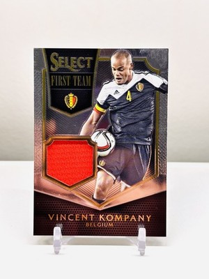2015-16 Panini Select - First Team Swatches Vincent Kompany /199 PLAYER WORN