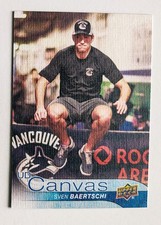 SVEN BAERTSCHI 2016-17 Upper Deck Series 2 UD Canvas #C202 Vancouver Canucks