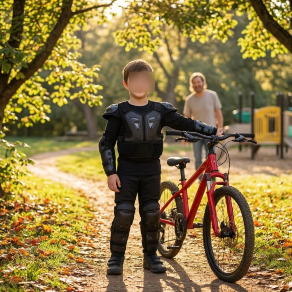 Kids  Vest with Shoulder Shoulder Pads Lightweight Riding Protector