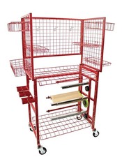 Paint Prep Cart with Masking Paper Dispenser ...