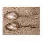 2 S Kirk & Son Sterling Silver Teaspoons .925 Scrap or Use