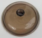 Pyrex Replacement Lid Brown Amber V-1.5-C 33 7"