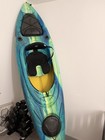 Pelican Sprint 100XR Sit-In Kayak Blue/Green Seat Hatches Paddle Life Jacket — photo 1