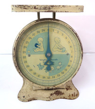 Vintage Baby Scale "Weighs 30 Pounds by Ounces" Nursery Scale
