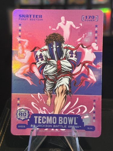 2026 Bo Jackson Battle Arena Tecmo Bowl Cam Skattebo Bubble Gum #BG51 SP ROOKIE