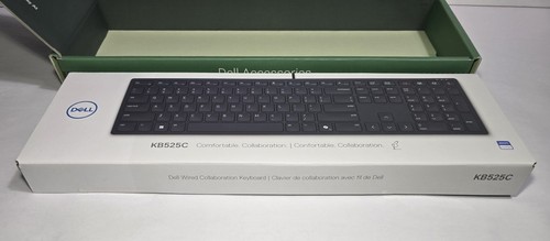Dell KB525C Wired Collaboration Keyboard USB-C & USB-A Versatile connectivity - Picture 6 of 9