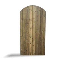 Churnet Valley Wooden Garden Gate Tongue Groove 200cm Tall Outdoor Timber Sturdy