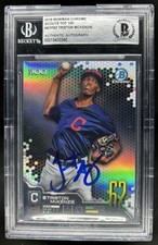 2019 Bowman Triston McKenzie Scouts' Top 100 Chrome #BTP-62 BGS Auth Auto