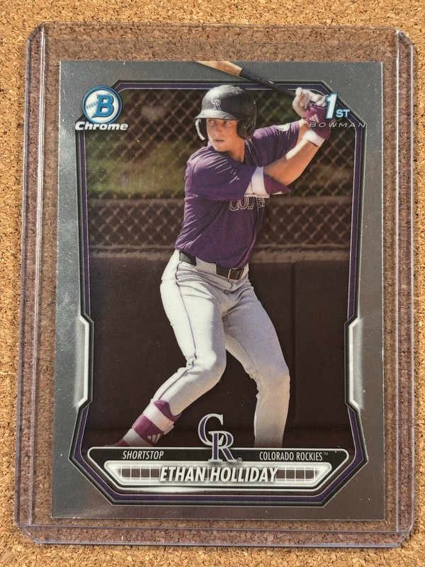 2026 Bowman Chrome - Ethan Holliday #BCP-1  1st Prospect Colorado Rockies