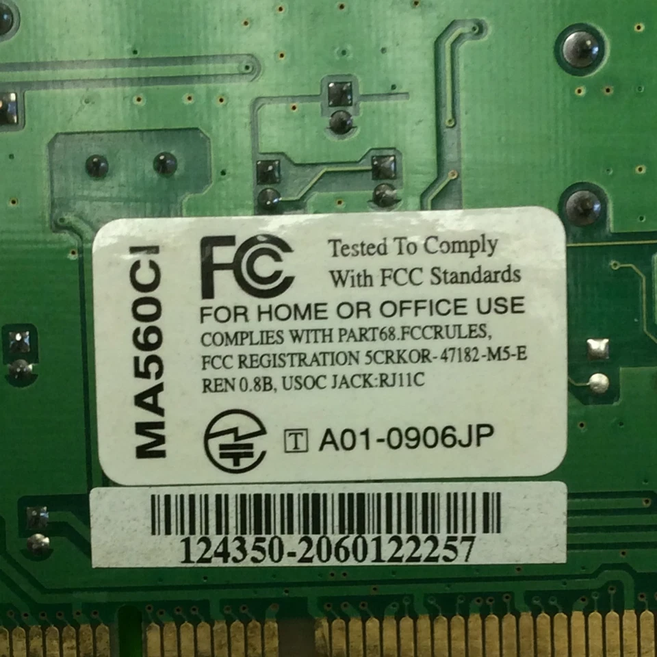 Emachines T1221 Desktop Computer Modem MA560CI - Image 2 of 4