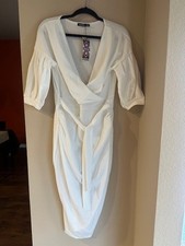 NEW WITH TAGS BOOHOO Off-the-shoulder Wrap MIDI Dress Size US 14