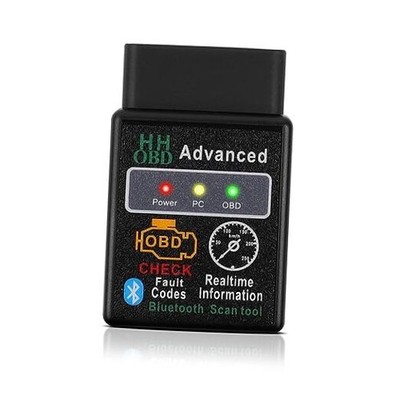 OBD2 Bluetooth Wireless Diagnostic Code Reader OBD II Scan Tool Reset & black