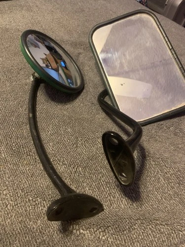 Two Old Truck Mirrors