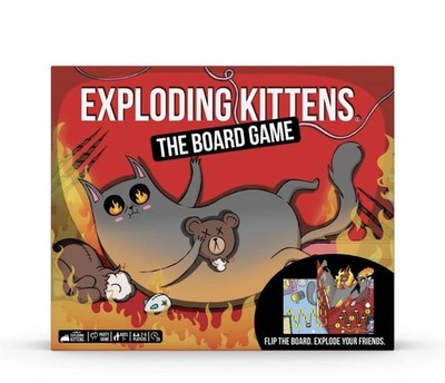 Exploding Kittens: The Board Game - Awesome Games Party Board Game New!
