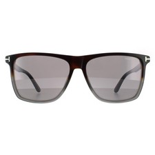 Tom Ford Sunglasses Fletcher FT0832 55C Coloured Havana Gray Mirror