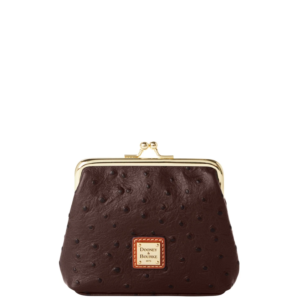 Cartera de marco grande Dooney & Bourke Avestruch