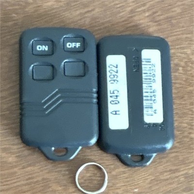 Honeywell 5804 RF Wireless Keychain Remote Control 4- Button Transmitter