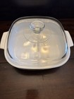 VINTAGE CASSEROLE DISH CORNING WARE A-10-B L'ECHALOTE SPICE OF LIFE CLEAR LID — photo 2
