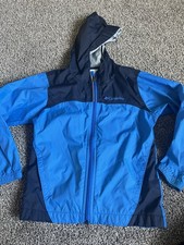 Columbia Rain Jacket Youth Extra Small Waterproof OmniTech Hooded Kids E8