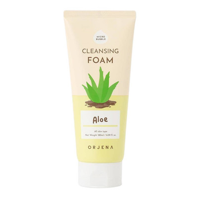 8809534254871 Orjena Cleansing Foam Aloe kojąco-nawilżająca pianka do mycia twar