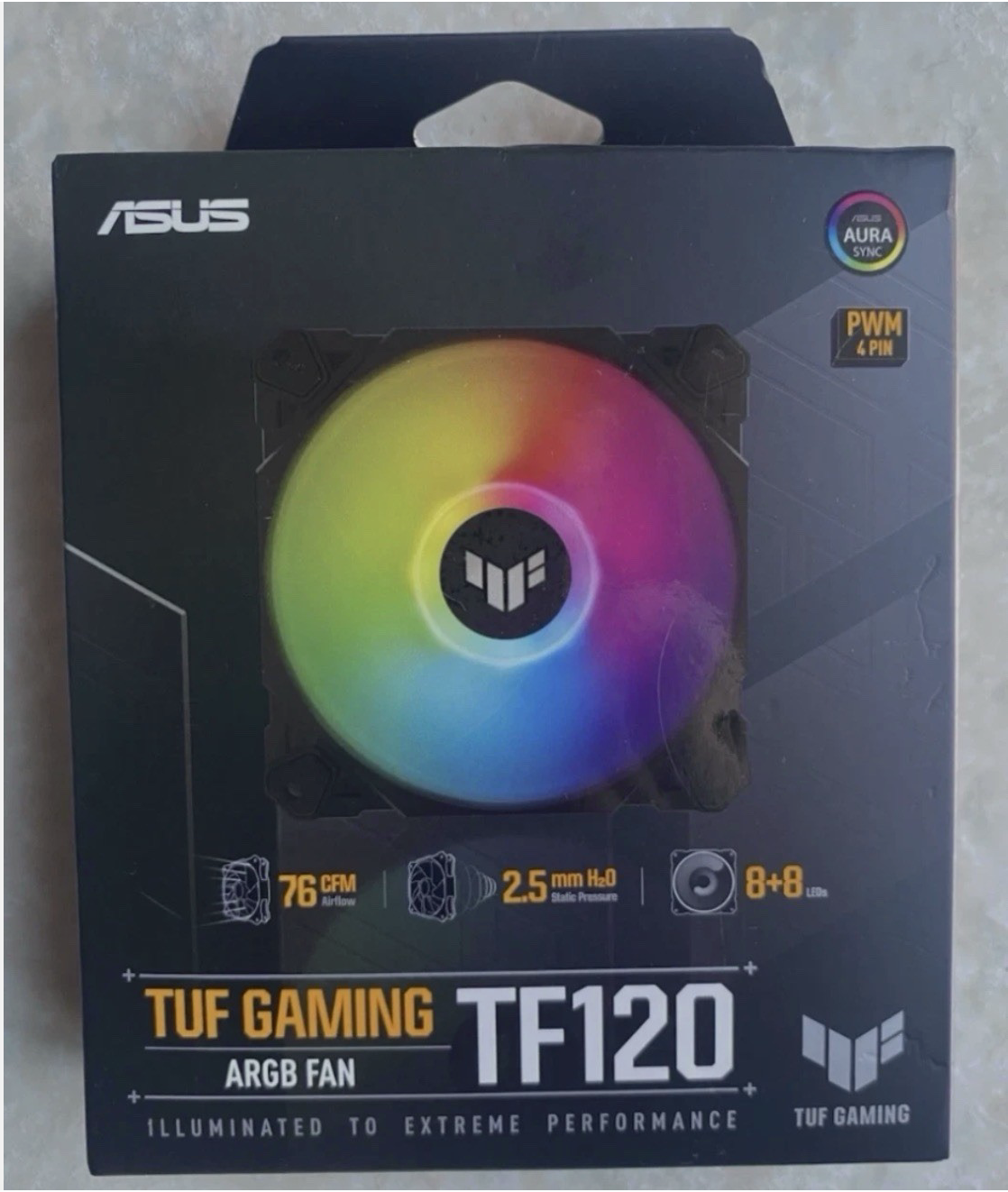 Asus Bianco Tuf Gaming Tf120 Argb (120 Mm, 1X), Ventola Pc, - Immagine 3