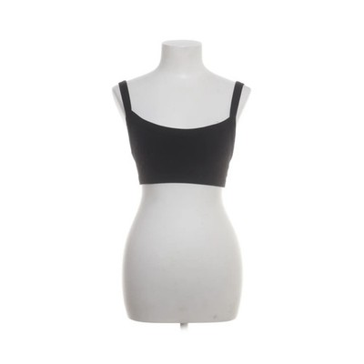 Stradivarius, Crop Top, Größe: S, Schwarz, Einfarbig, Damen #YLE