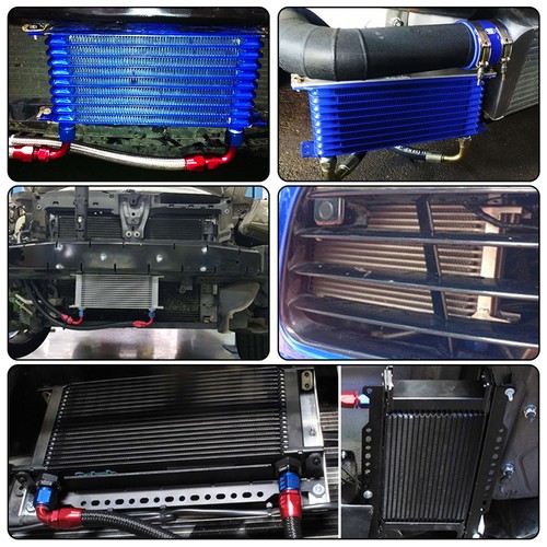 Universal 19 Row Oil Cooler Core 25x17x5cm w/10AN Oil Lines & Oil Filter Adapter - Picture 9 of 9