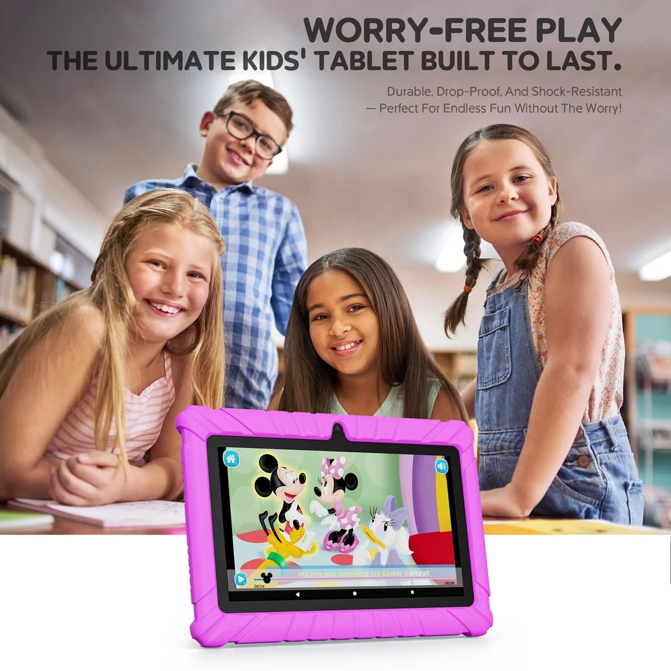 V8 7" Kids Tablet - 32GB Storage, Pre-Loaded Exclusive 50 Disney Storybooks (... - Image 4 of 4