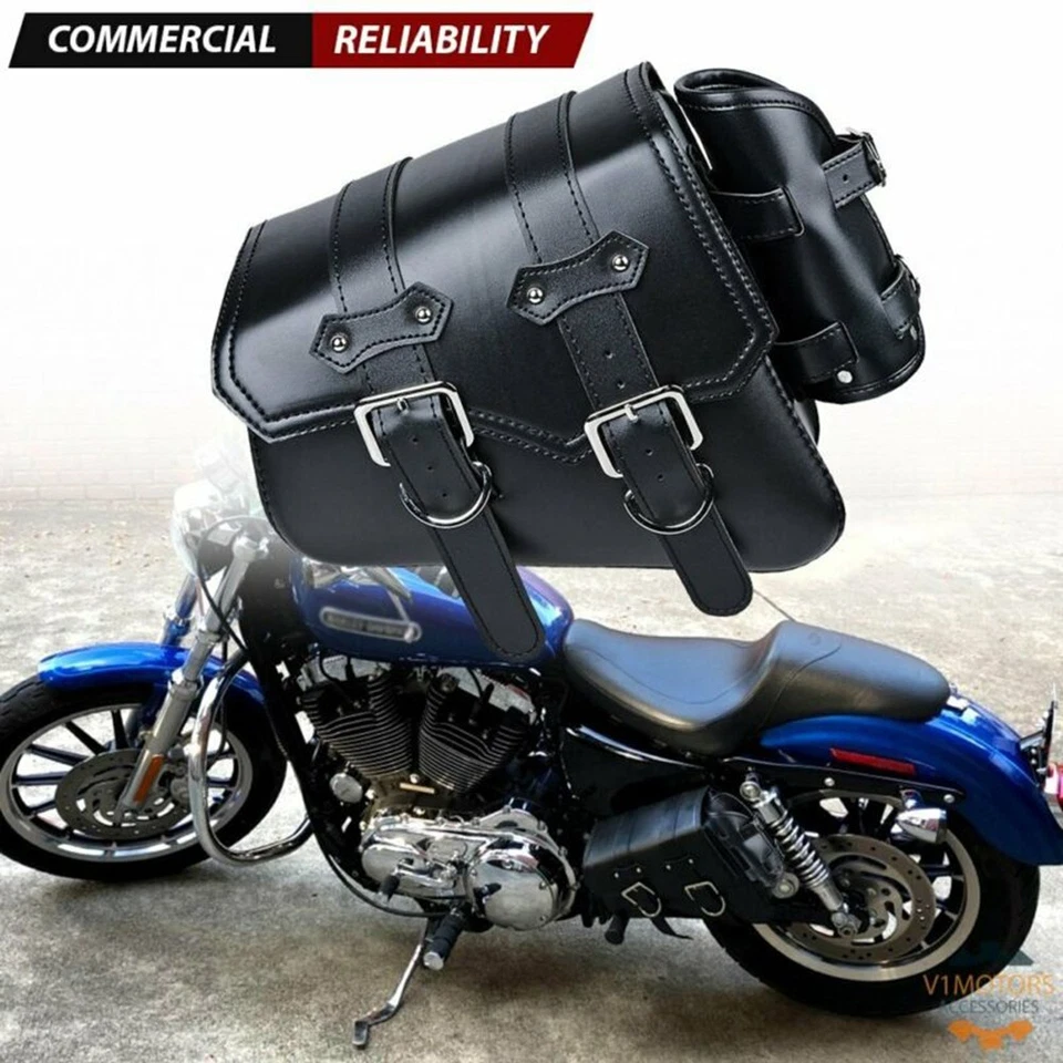 Black Saddlebag Made Left Saddlebag W/ side storage Replacement Series - Image 4 of 4